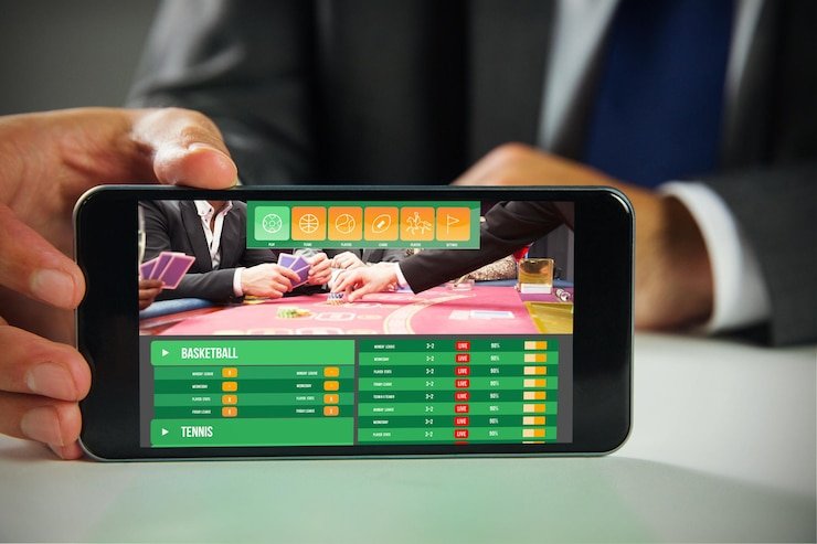Tampilan meja bakarat langsung dengan dealer profesional dan streaming HD